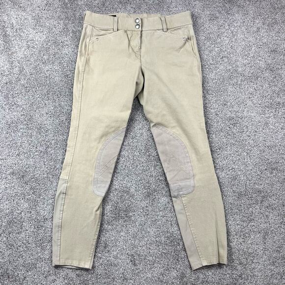 Ariat Heritage Khaki stretch riding pants size 28L - Picture 1 of 11